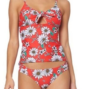 ☀️Jessica Simpson 2 PC Sunflower Floral tankini swimsuit